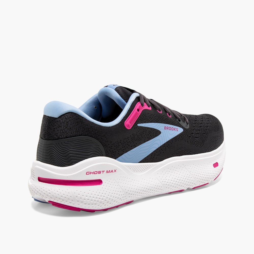 Chaussure Running Brooks Ghost Max Grise Bleu Rouge Femme | THO-8879699